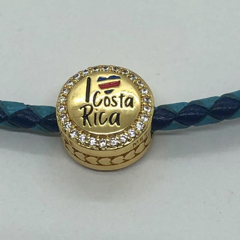 ✨✨Pandora Costa Rica Flag Exclusive Bead Charm